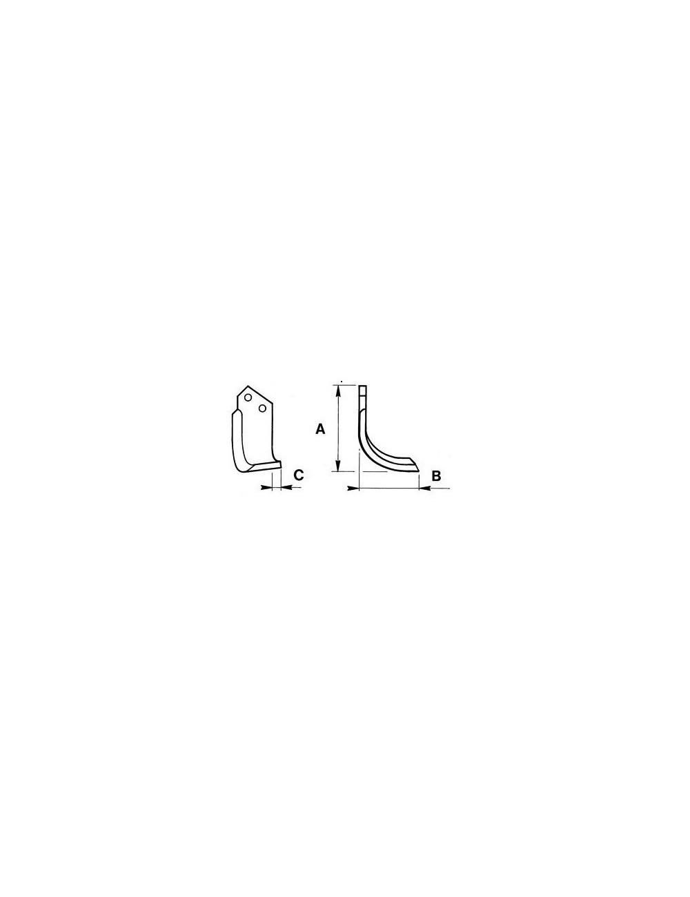 ZAPPETTA KVERNELAND B-908/909 0500077/78 (CURVA) ZAPPETTA KVERNELAND B-908/909 0500077/78 (CURVA)