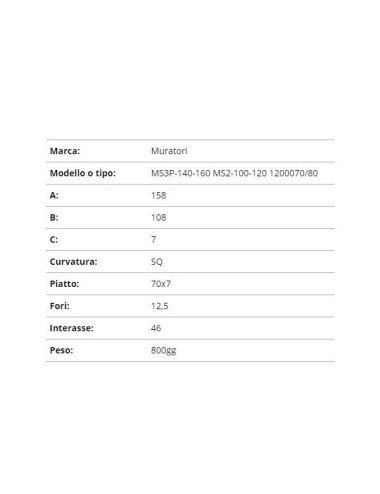 ZAPPETTA MURATORI MS3P-140-160