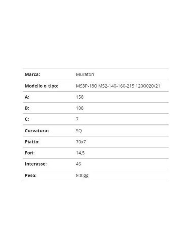 ZAPPETTA MURATORI MS3P-180