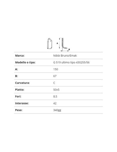 ZAPPETTA NIBBI G 519 ULTIMO TIPO 430255/56