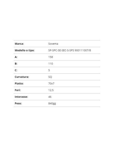 ZAPPETTA SOVEMA SP-SPC-SE-SEC-S-SPS 900111007/8