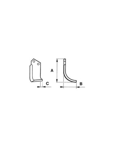 ZAPPETTA SOVEMA TIPO LUNGO S2 900111023/24 (CURVA)
