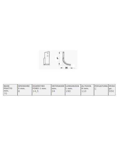 ZAPPETTA CUCCHI 70X8