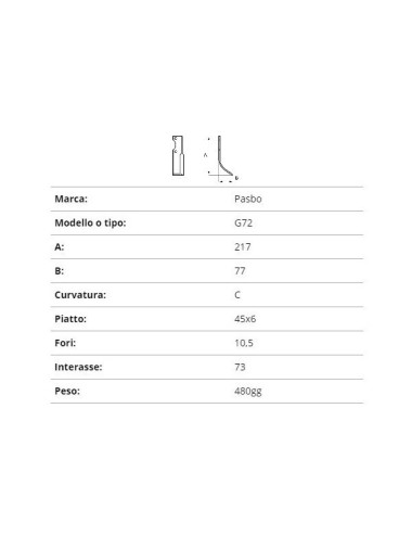 ZAPPETTA PASBO G72 45X6