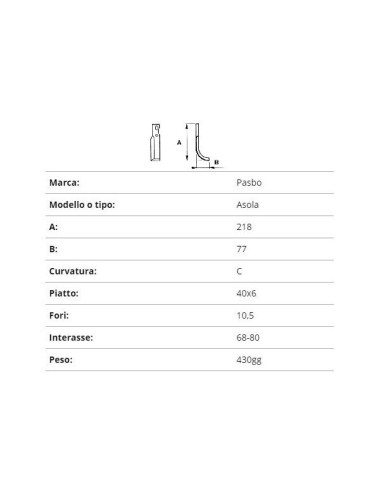 ZAPPETTA PASBO ASOLA 40X6