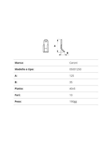 COLTELLO CARONI 05001250