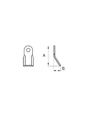 COLTELLO FERRI DECESPUGLIATORE 45---¬ N.T.