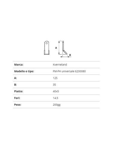 COLTELLO KVERNELAND FM-FH UNIVERSALE