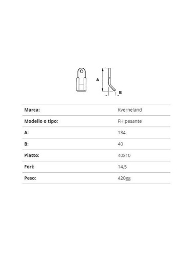 COLTELLO KVERNELAND FH PESANTE