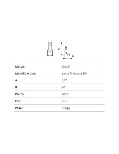 COLTELLO NOBILI LAMATRITURATORE