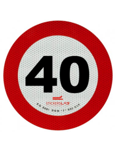 DISCO LIMITE VELOCITA' 40 KM/H