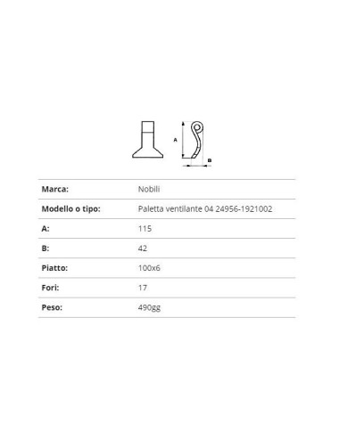 COLTELLO NOBILI PALETTA VENTILANTE 04