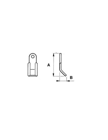 COLTELLO ORSI TRINCIA Y 60X8/150