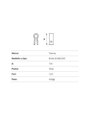 COLTELLO TAARUP BRIDE 35X8 40.880