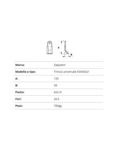 COLTELLO ZAPPATOR TRINCIA UNIVERSALE