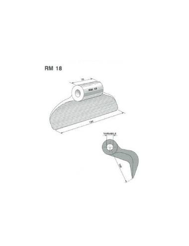 MAZZA TRINCIASARMENTI RM18 FERRI