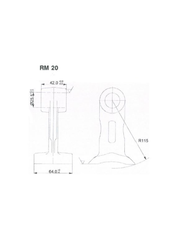 MAZZA TRINCIASARMENTI RM20 FERRI - F.25