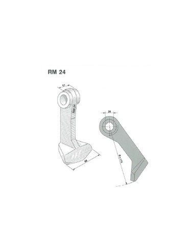 MAZZA TRINCIASARMENTI RM24 NOBILI - F.26
