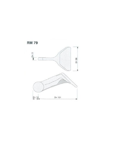 MAZZA TRINCIASARMENTI RM79 MURATORI - F.14