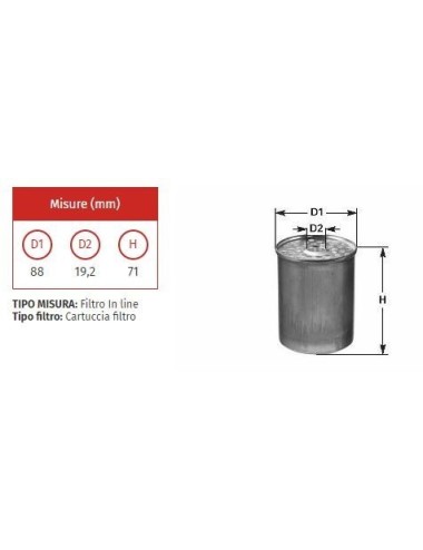 FILTRO NAFTA CLEAN DN 220