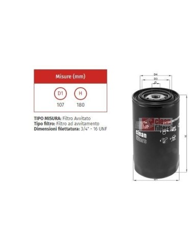 FILTRO NAFTA CLEAN DN 258