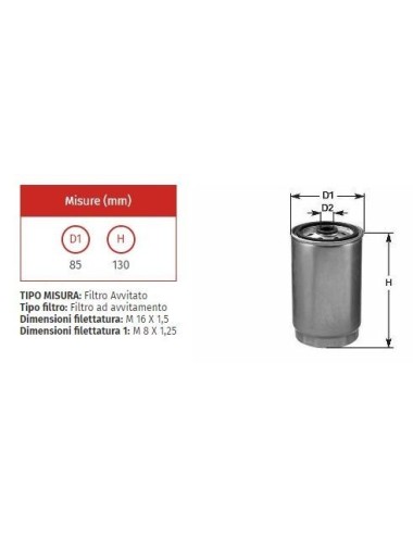 FILTRO NAFTA CLEAN DN 323
