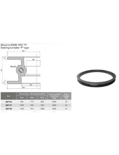 RALLA DIAMETRO 900 H.80