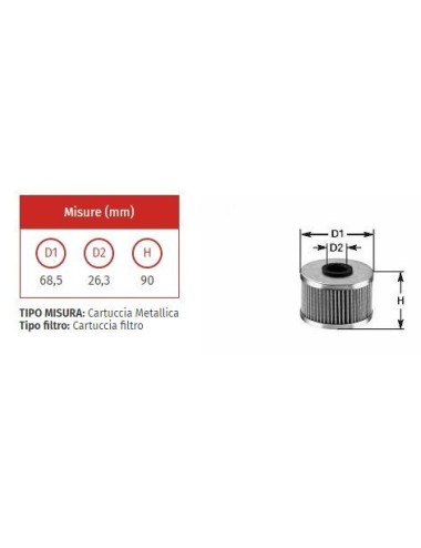 FILTRO NAFTA CLEAN MG 023
