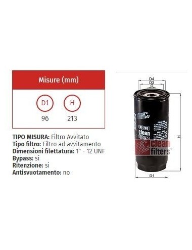 FILTRO OLIO FO0148V