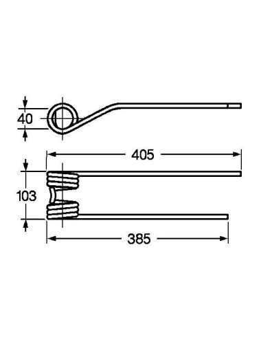 DENTE PER CLAAS SX