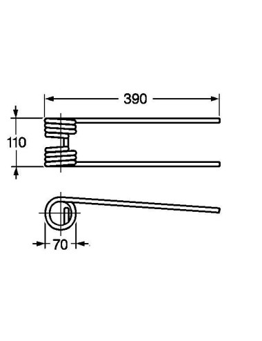 DENTE PER GIRELLO KUHN DIRITTO