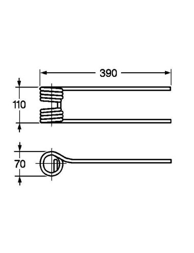 DENTE PER GIRELLO KUHN