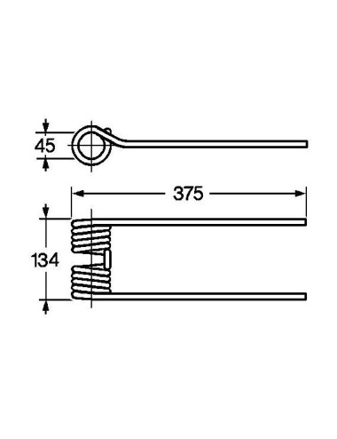 DENTE PER GIRELLO CLASS FILO 10