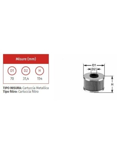 FILTRO OLIO CLEAN ML 13/A