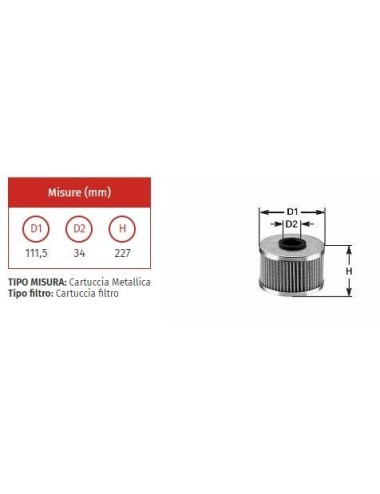 FILTRO OLIO CLEAN ML 20