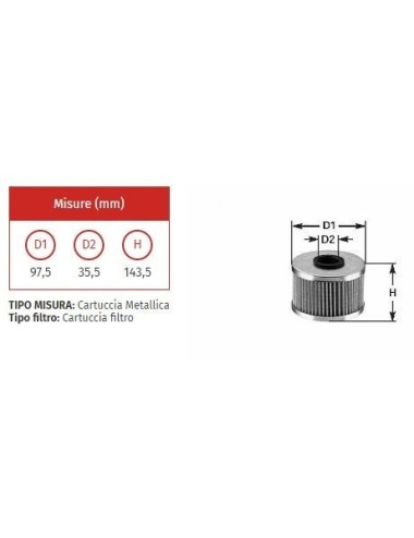 FILTRO OLIO CLEAN ML 410
