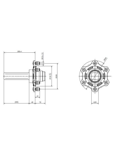 SEMIASSE QUADRO 55 MM