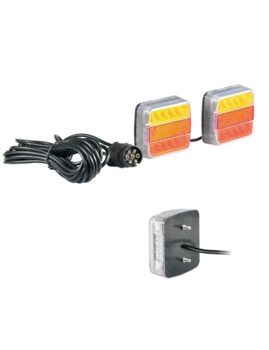 KIT IMPIANTO LUCI RIMORCHIO LED SENZA CALAMITA MOVIT