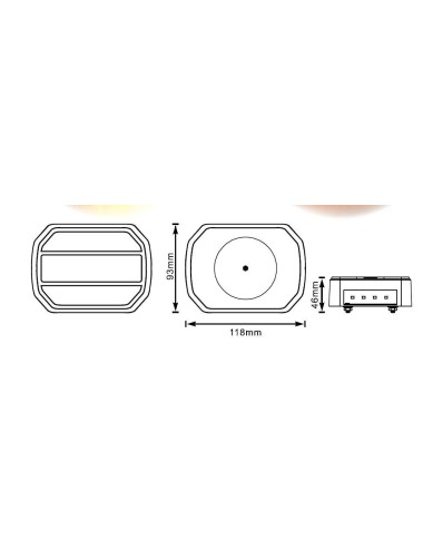 FANALE LED TB62 PER IMPIANTO LUCI MOVIT