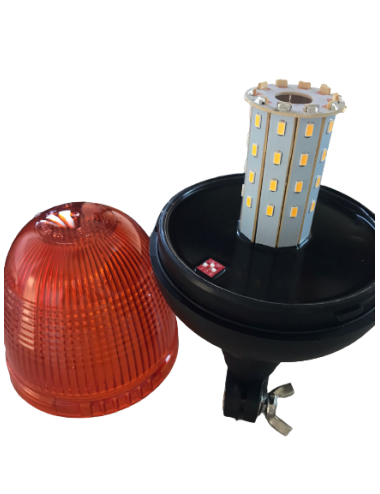 LAMPADA ROTANTE IMBUTO FLEX - LED 12- 24 V MOVIT