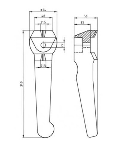 DENTE ROTOTERRA LELY REFLEX