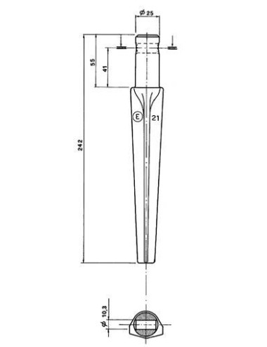 DENTE ROTOTERRA PEGORARO PICCOLO