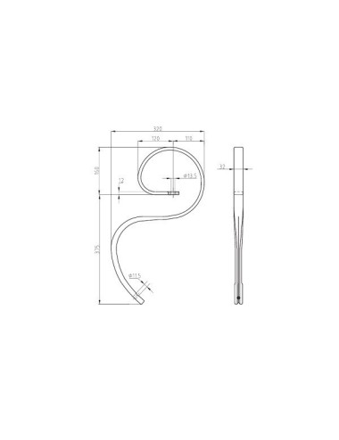 MOLLA FLEX 32X12 SENZA VOMERE