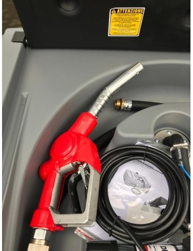 SERBATOIO GASOLIO 200 LT CON PISTOLA AUTOMATICA