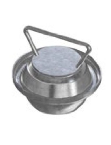 TAPPO MASCHIO ZINCATO - DIAM.120