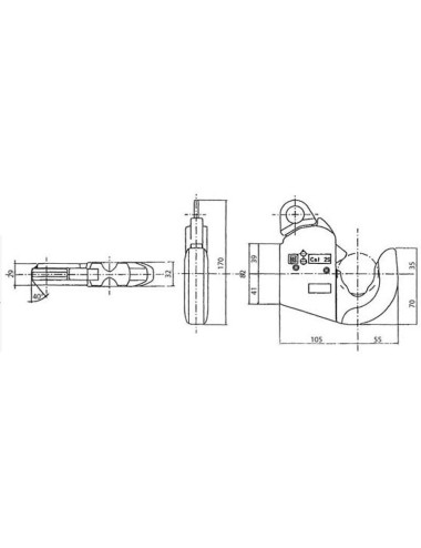 GANCIO RAPIDO INFERIORE CAT.2S CBM