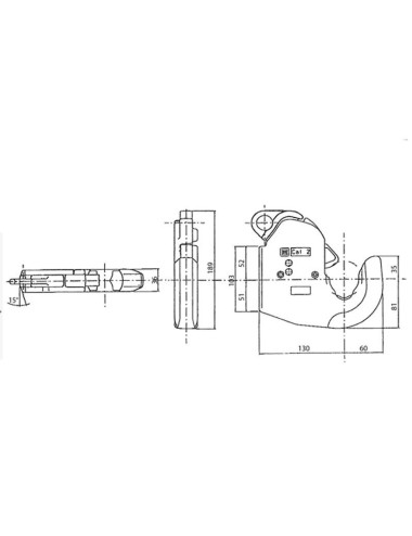 GANCIO RAPIDO INFERIORE CAT.2 CBM