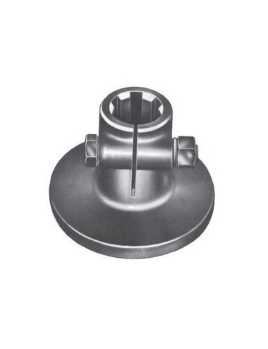 MOZZO SCANALATO CON FLANGIA E BULLONE - 13/8 DIAMETRO 120 L.80