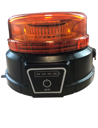 LAMPADA ROTANTE LED - CALAMITATA BASSA A BATTERIA - MOVIT