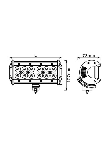 BARRA LUCE COMBO 60 LED